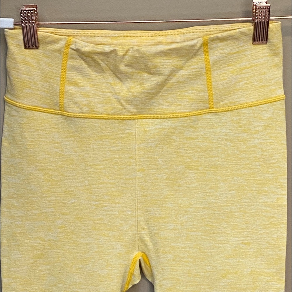 Calia high rise full length leggings in yellow - Picture 4 of 5